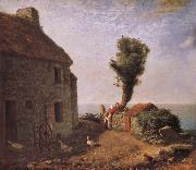 Jean Francois Millet Village oil